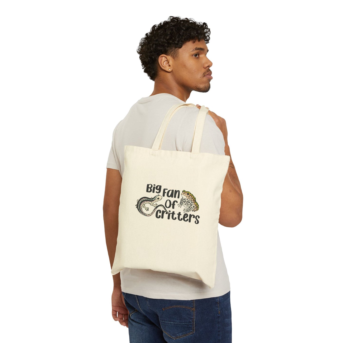 Big Fan of Critters - Cotton Canvas Tote