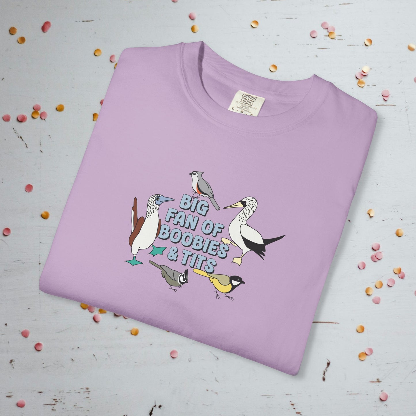 Big Fan of Boobies and Tits - Comfort Colors Unisex T-Shirt