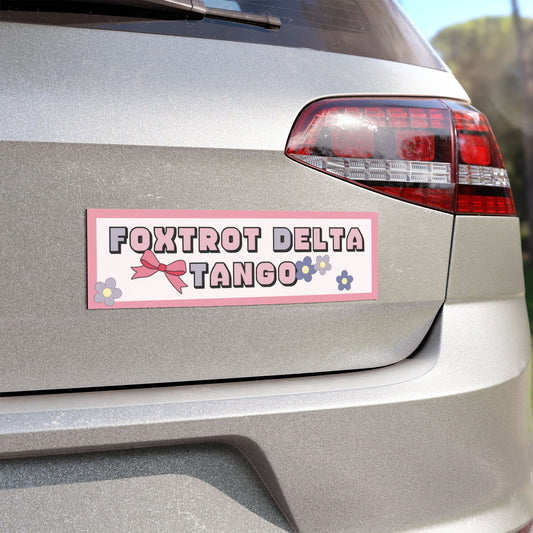 Foxtrot Delta Tango - Car Magnet