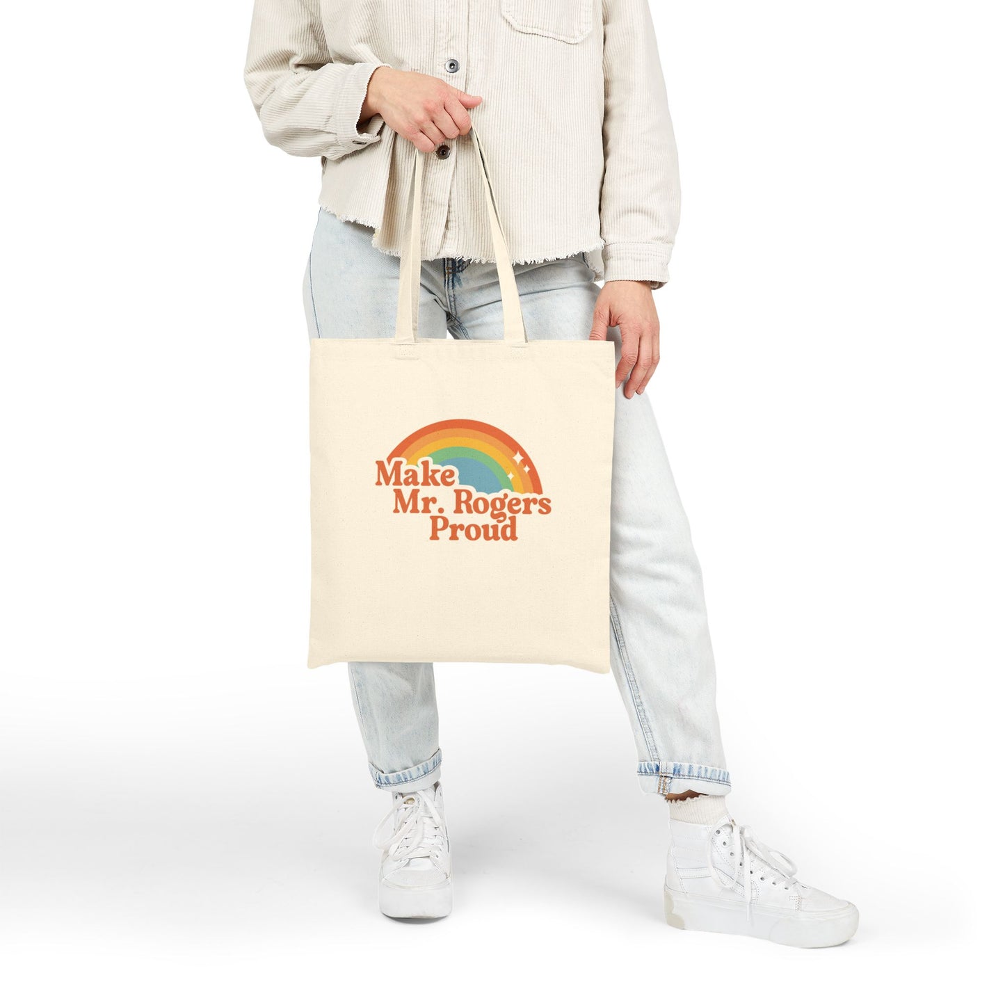 Make Mr. Rogers Proud - Canvas Tote Bag