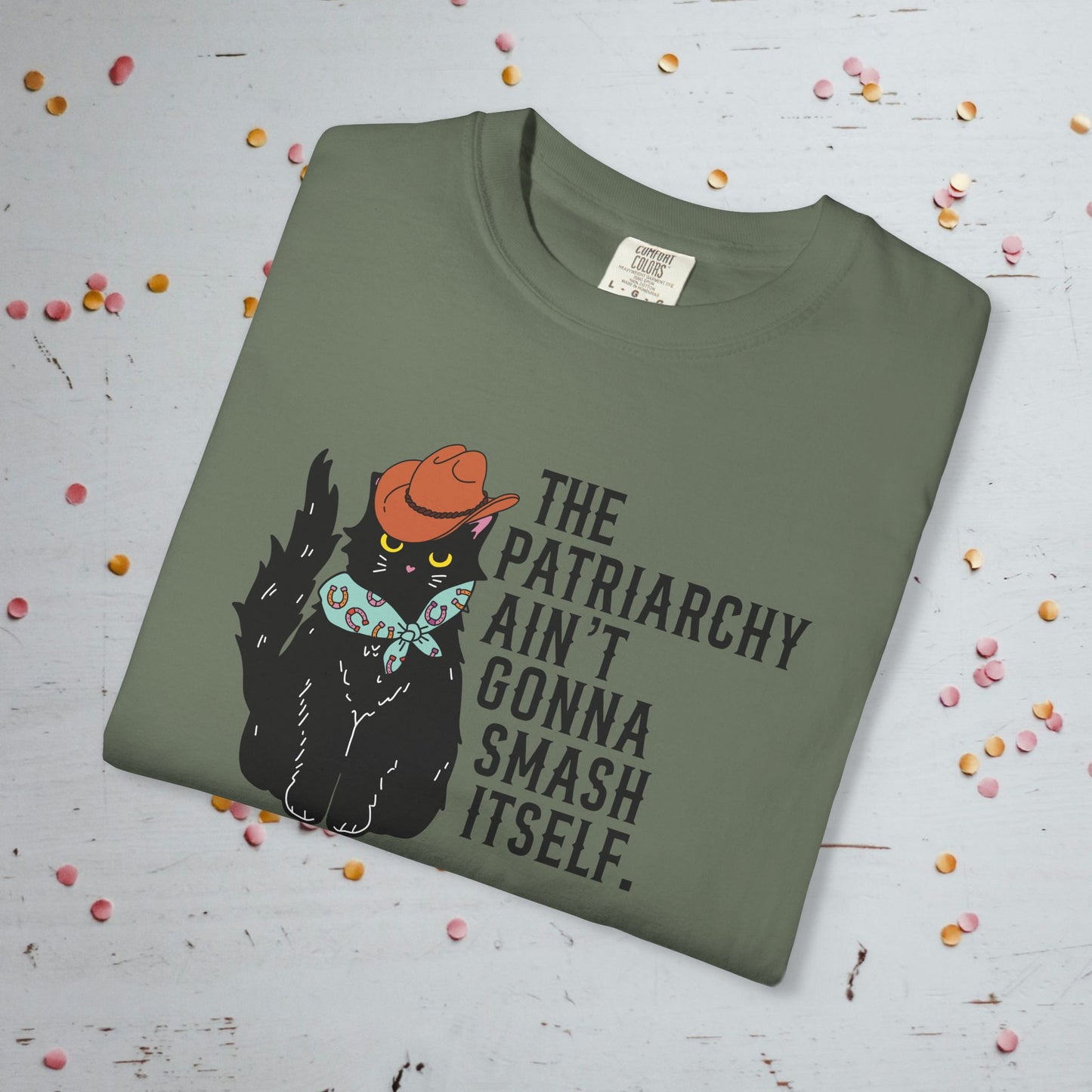 Patriarchy Kitty - Unisex Comfort Colors T-shirt