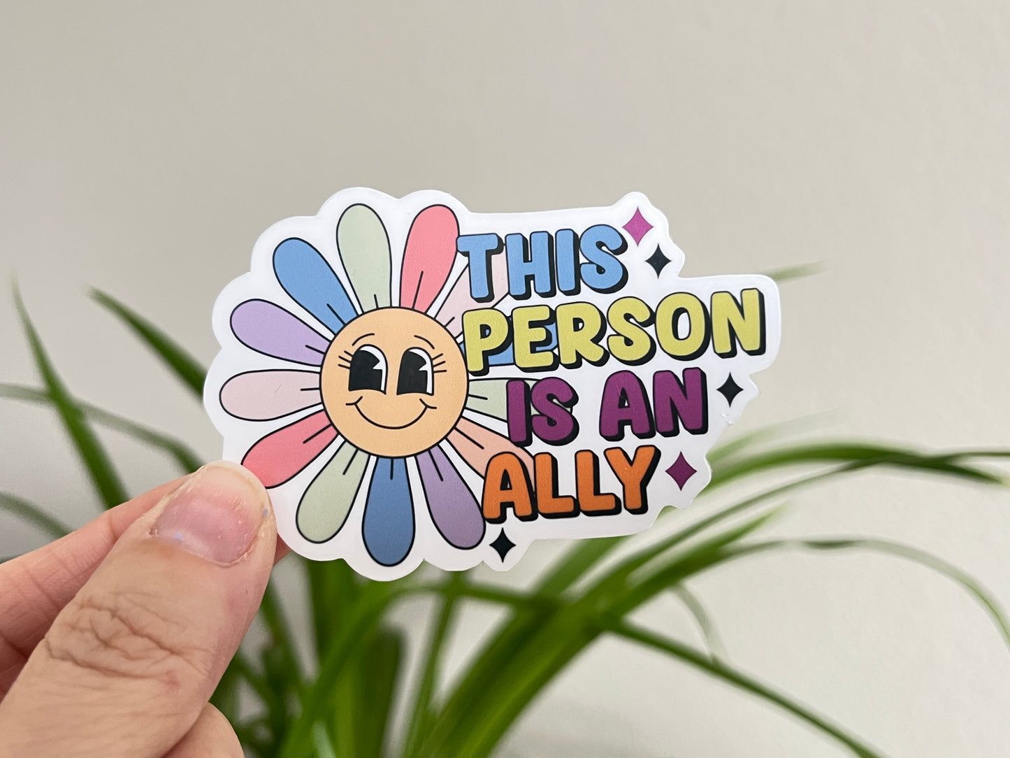 This Person is an Ally sticker