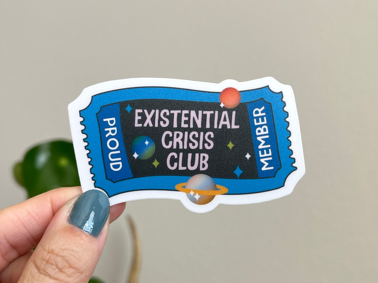 Existential Crisis Club sticker