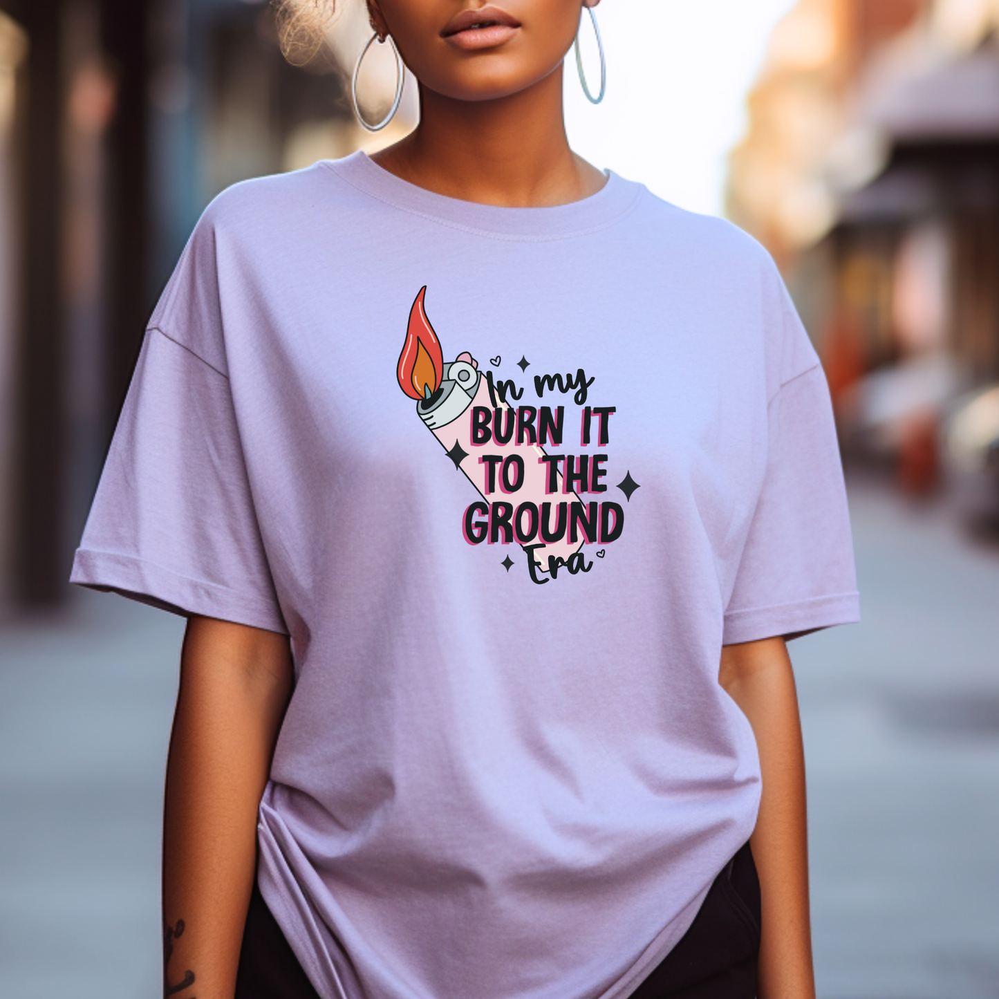 In My Burn it to the Ground Era - Unisex Comfort Colors T-Shirt