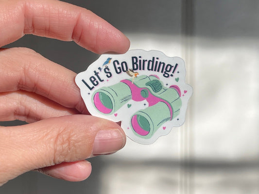 Let’s Go Birding sticker