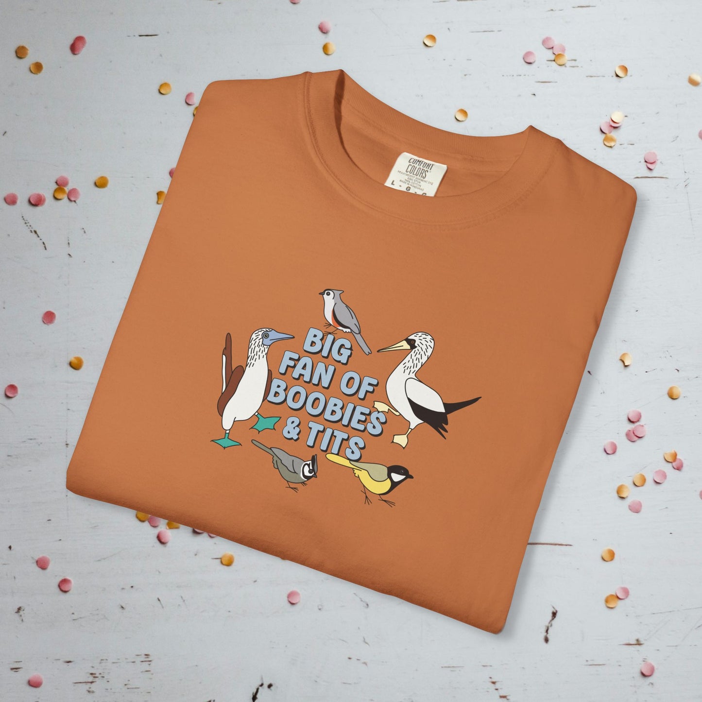 Big Fan of Boobies and Tits - Comfort Colors Unisex T-Shirt