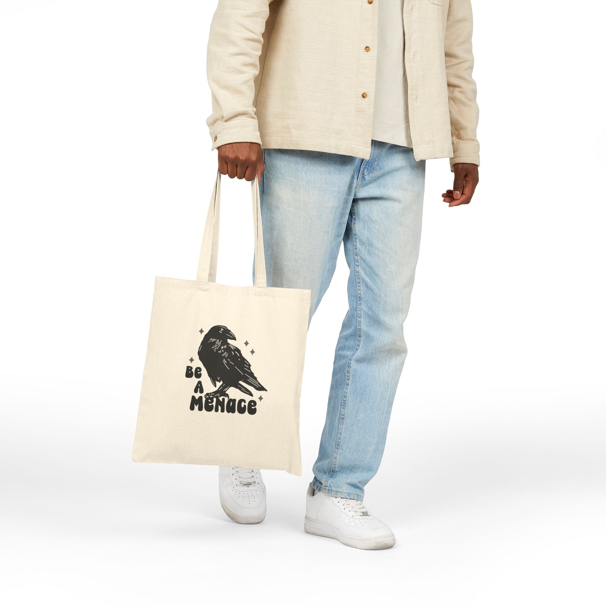 Be a Menace - Cotton Canvas Tote Bag