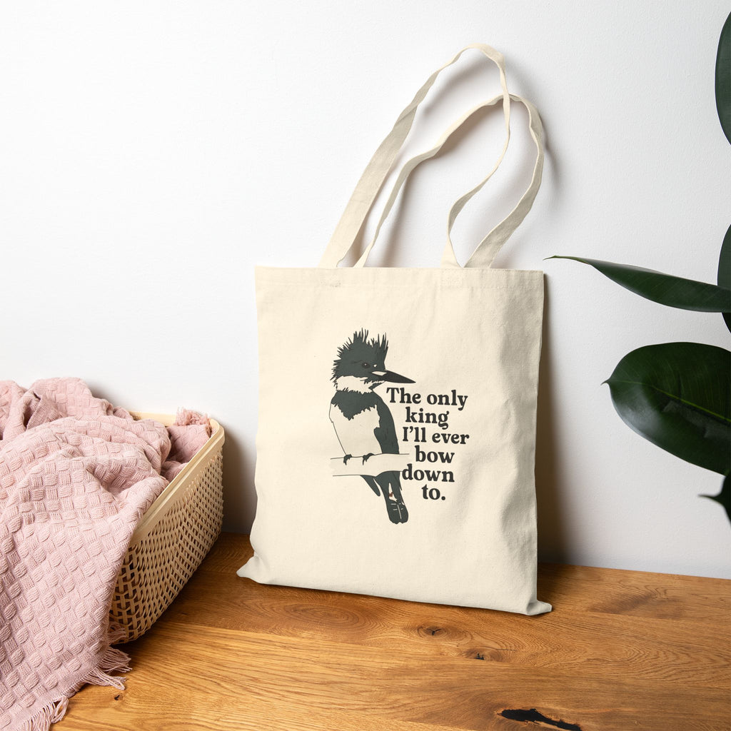 The Only King I'll Ever Bow Down To - Cotton Canvas Tote Bag