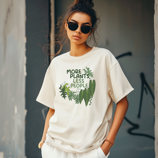 More Plants, Less People - Unisex Comfort Colors T-Shirt