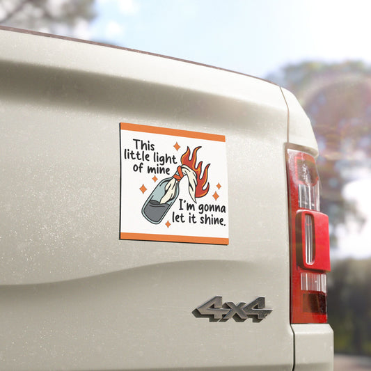 This Little Light of Mine - Car Magnet
