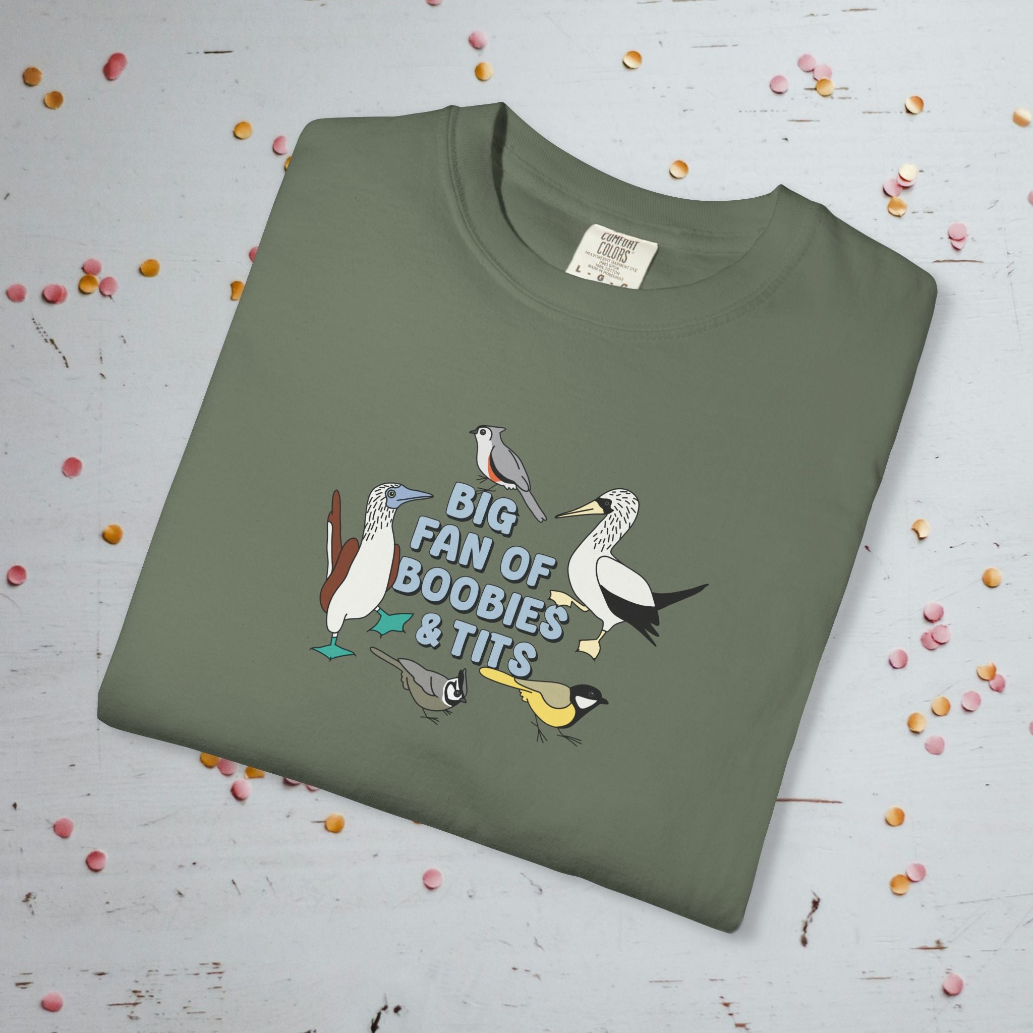 Big Fan of Boobies and Tits - Comfort Colors Unisex T-Shirt