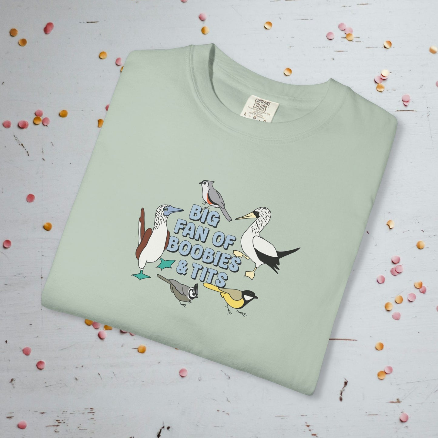 Big Fan of Boobies and Tits - Comfort Colors Unisex T-Shirt