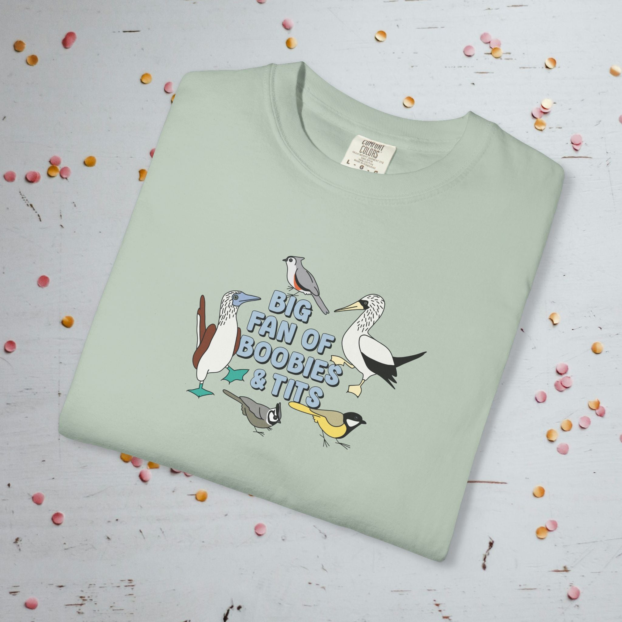 Big Fan of Boobies and Tits - Comfort Colors Unisex T-Shirt