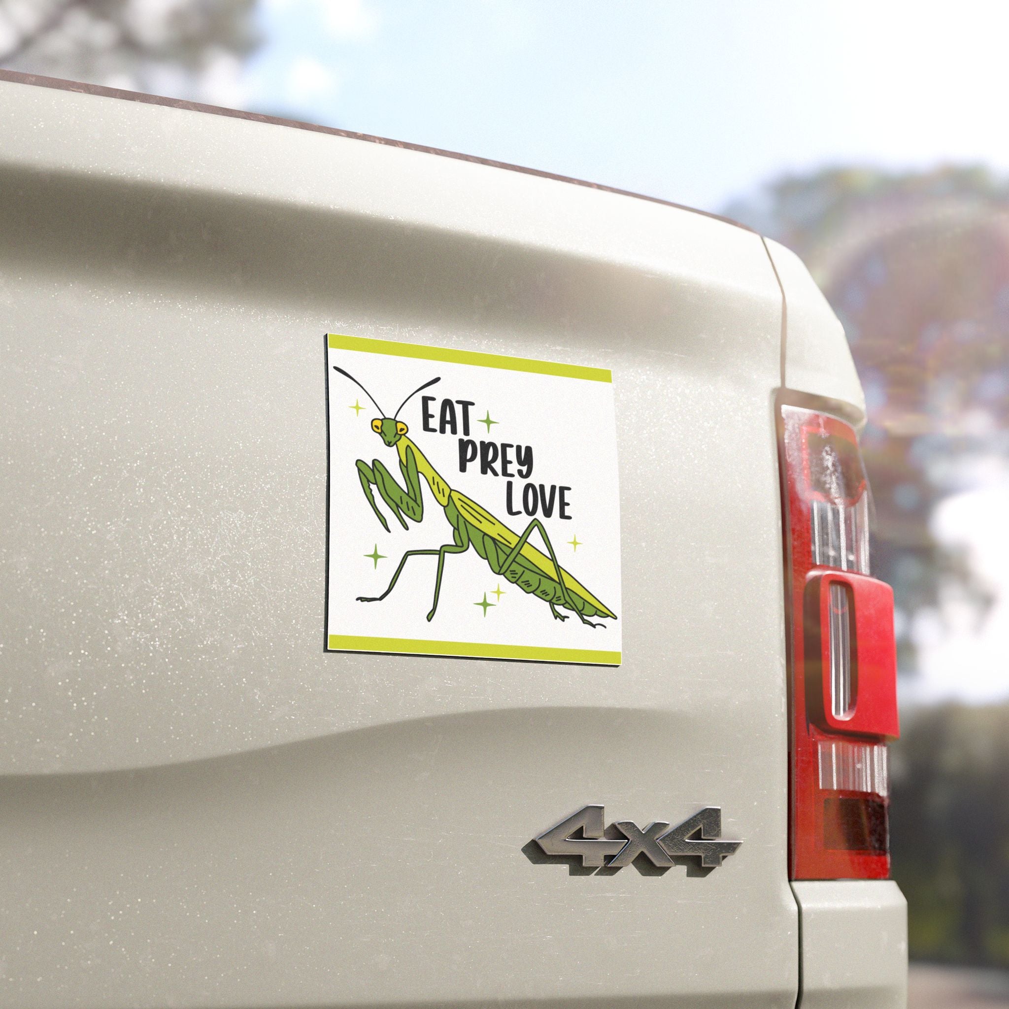Eat Prey Love - Car Magnet
