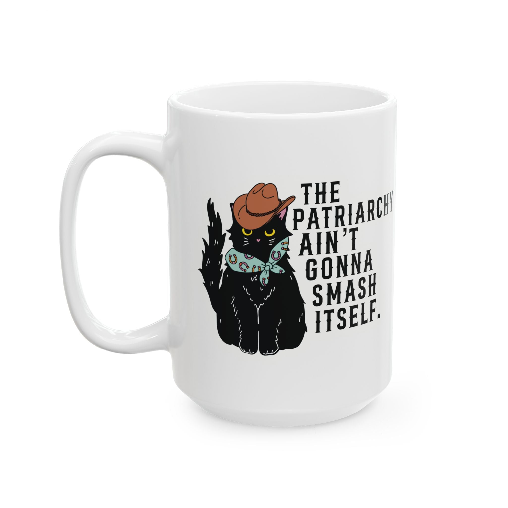 Patriarchy Kitty Ceramic Mug