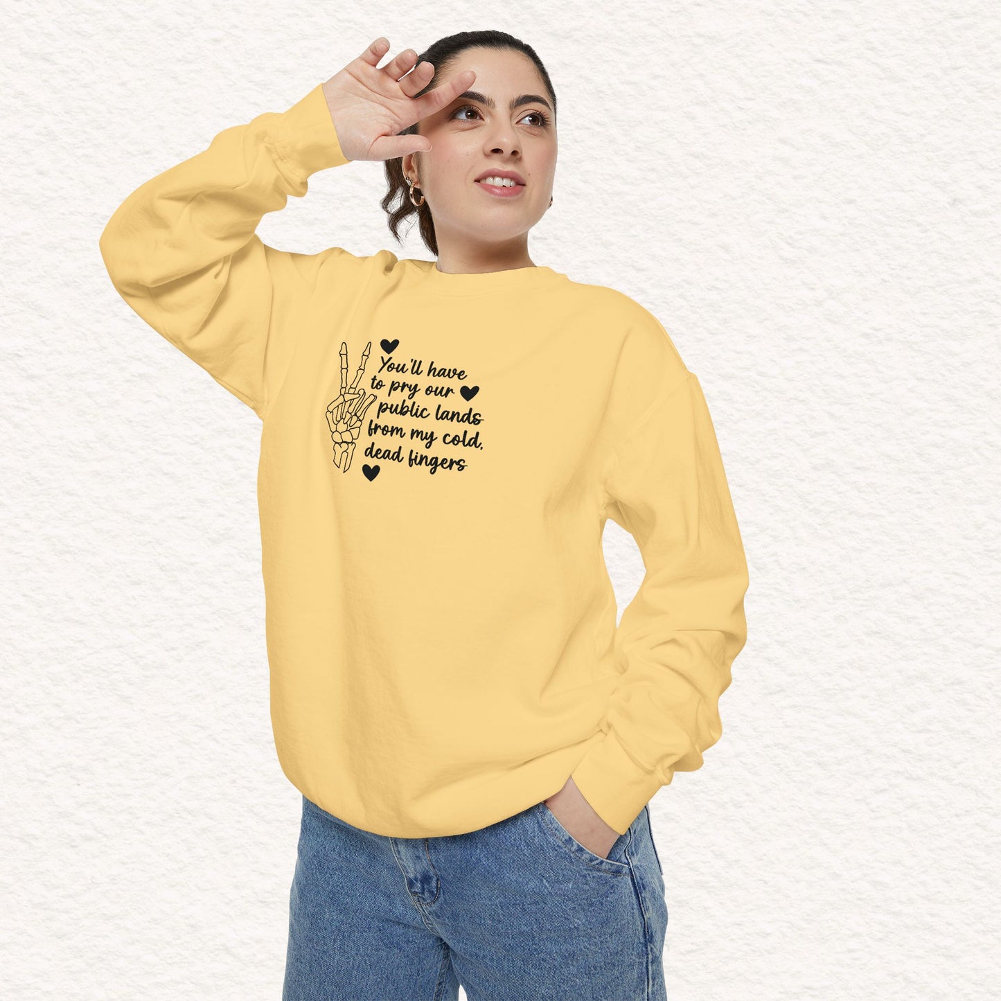 Unisex Garment-Dyed Sweatshirt