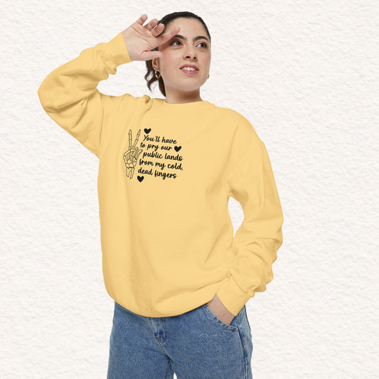 Unisex Garment-Dyed Sweatshirt