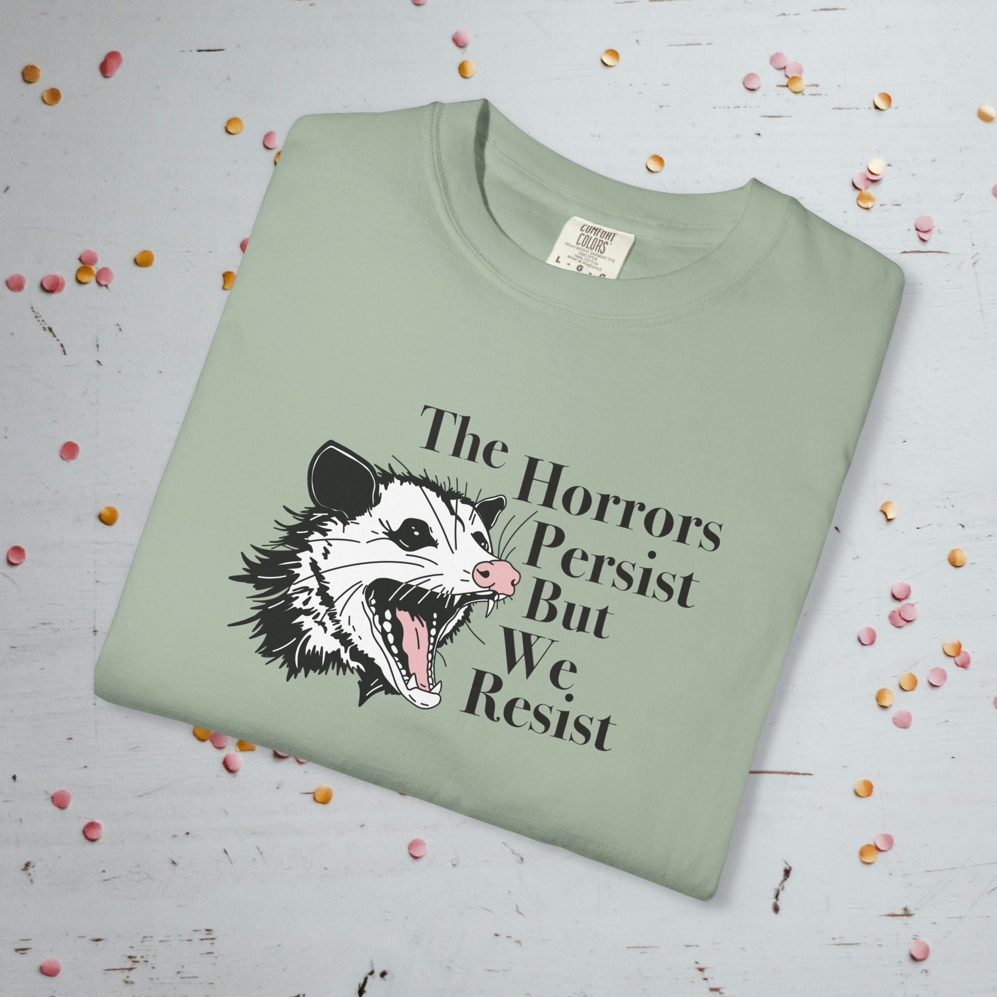 The Horrors Persist - Unisex Comfort Colors T-shirt
