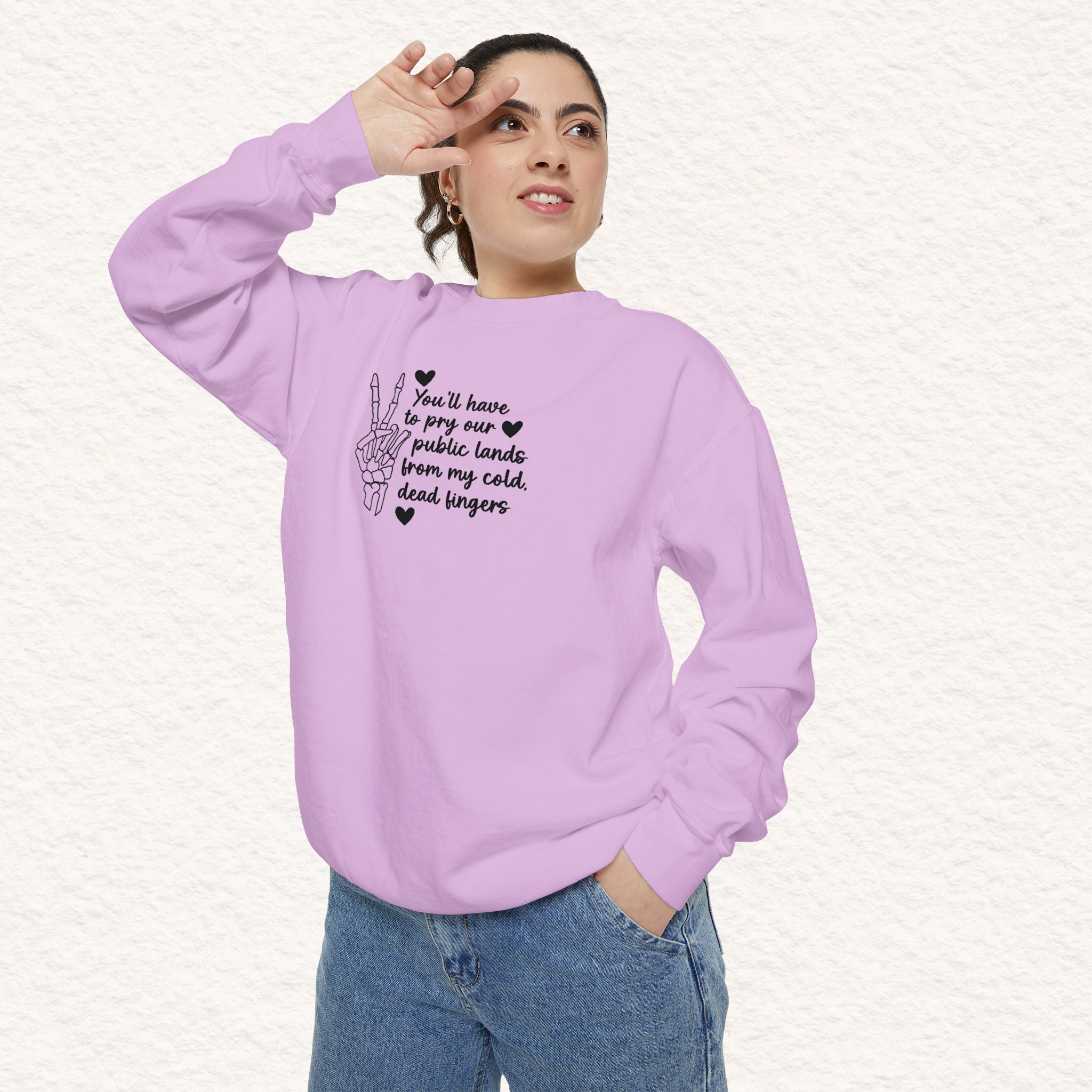 Unisex Garment-Dyed Sweatshirt