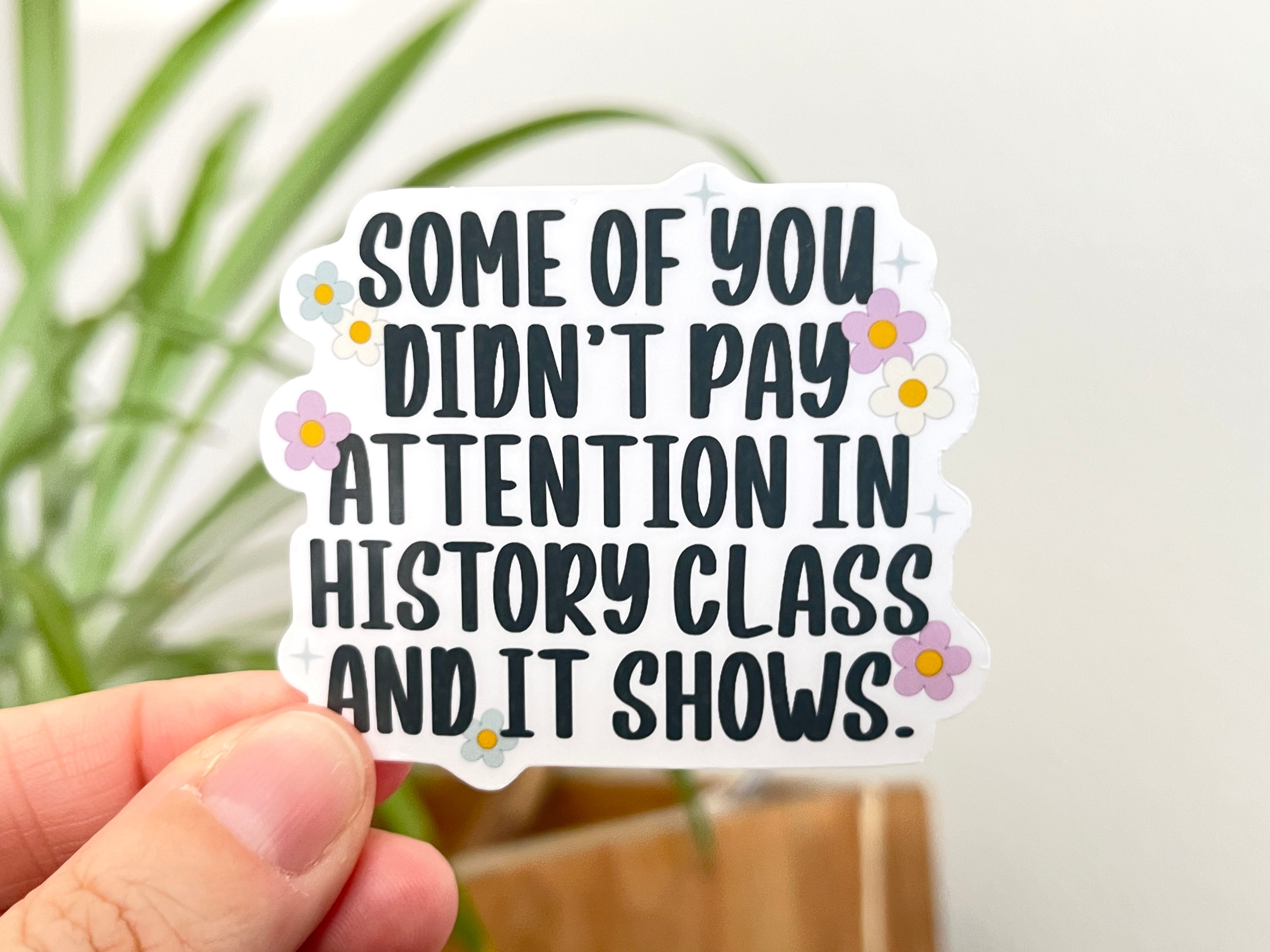 Some of You Didn't Pay Attention in History Class sticker