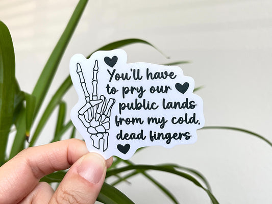 Public Lands sticker
