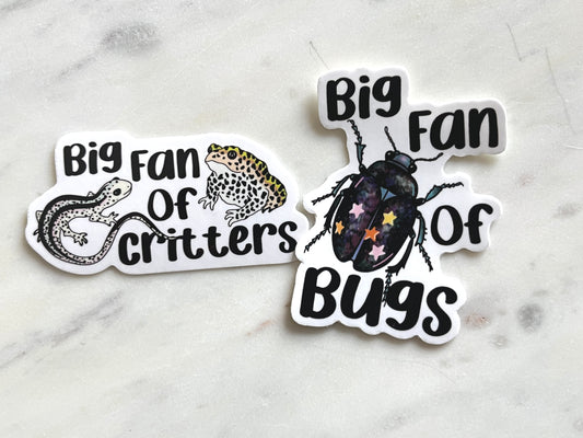 Big Fan of Critters sticker pack