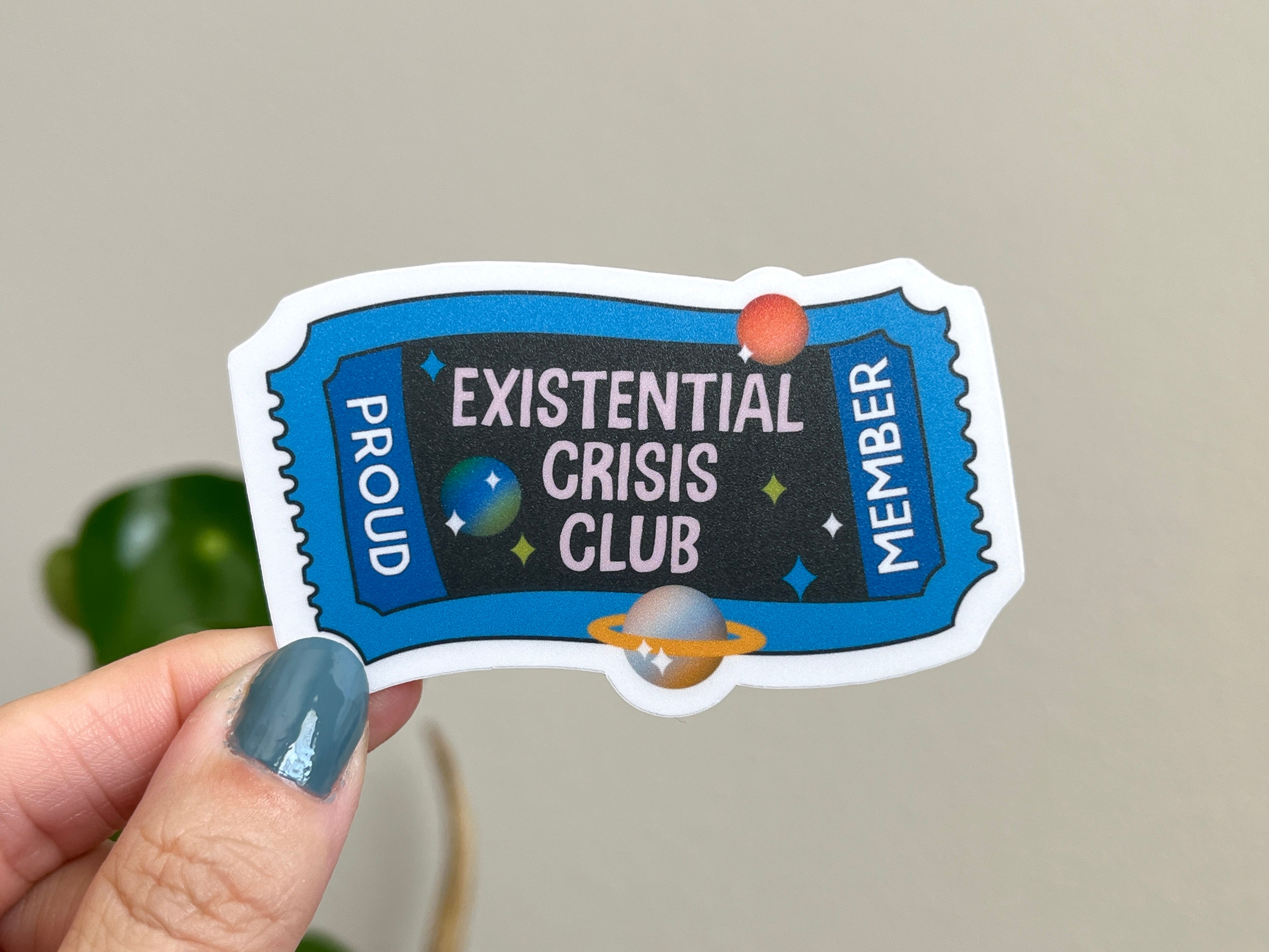 Existential Crisis Club sticker