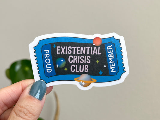 Existential Crisis Club sticker
