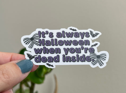 It's Always Halloween sticker