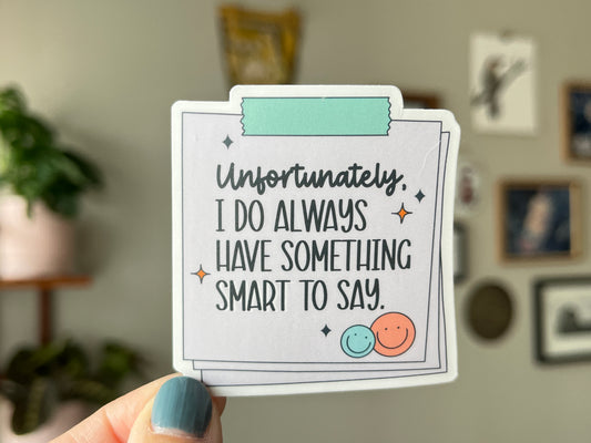 Something Smart to Say sticker