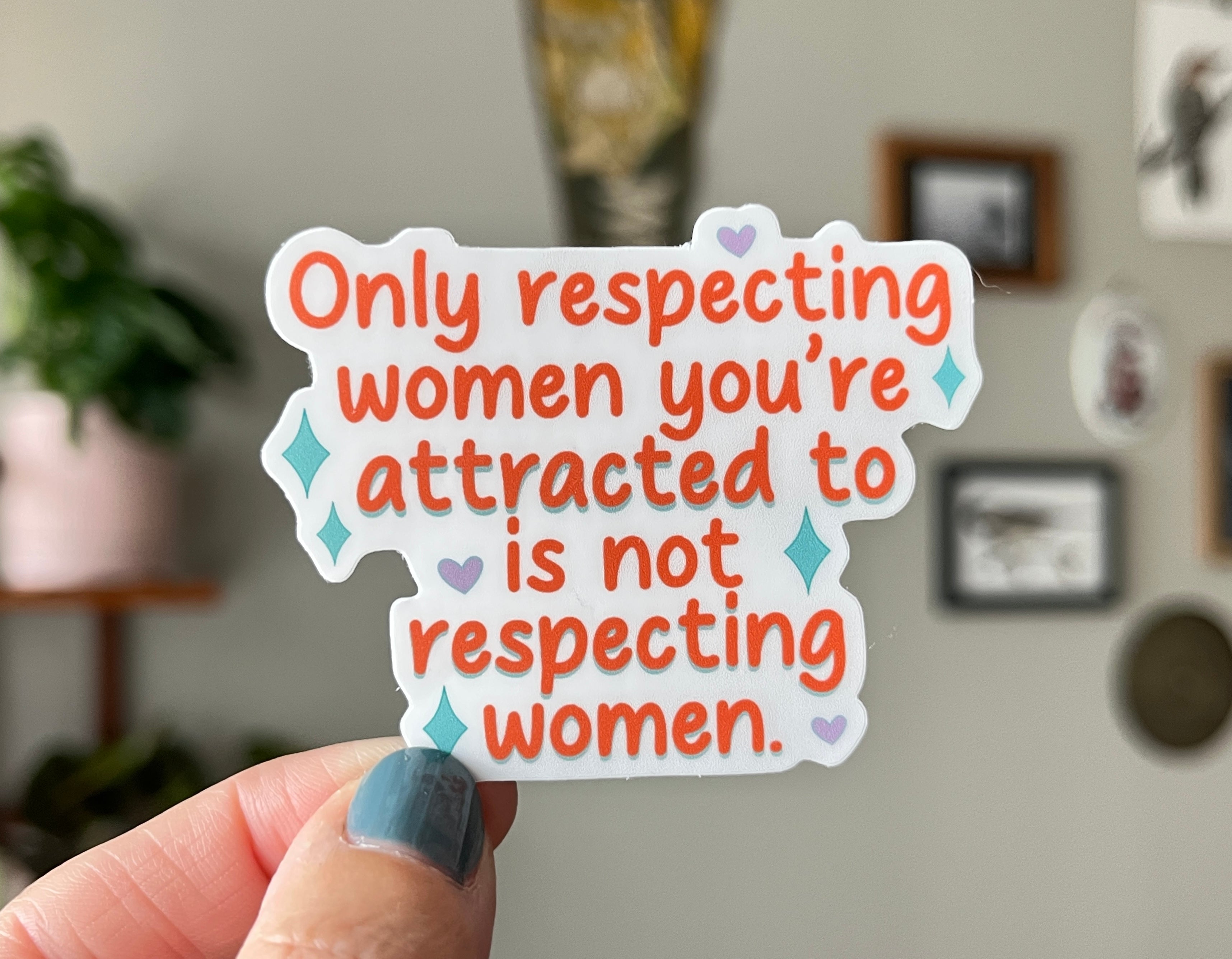 Respecting Women sticker