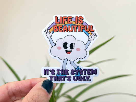 Life is Beautiful sticker
