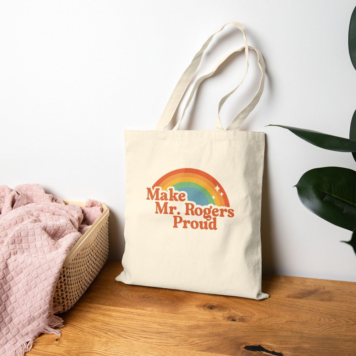 Make Mr. Rogers Proud - Canvas Tote Bag