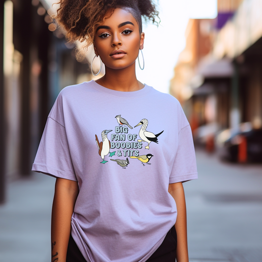 Big Fan of Boobies and Tits - Comfort Colors Unisex T-Shirt