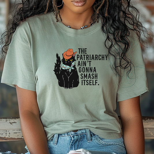 Patriarchy Kitty - Unisex Comfort Colors T-shirt