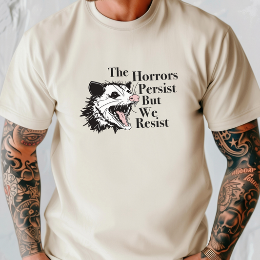 The Horrors Persist - Unisex Comfort Colors T-shirt