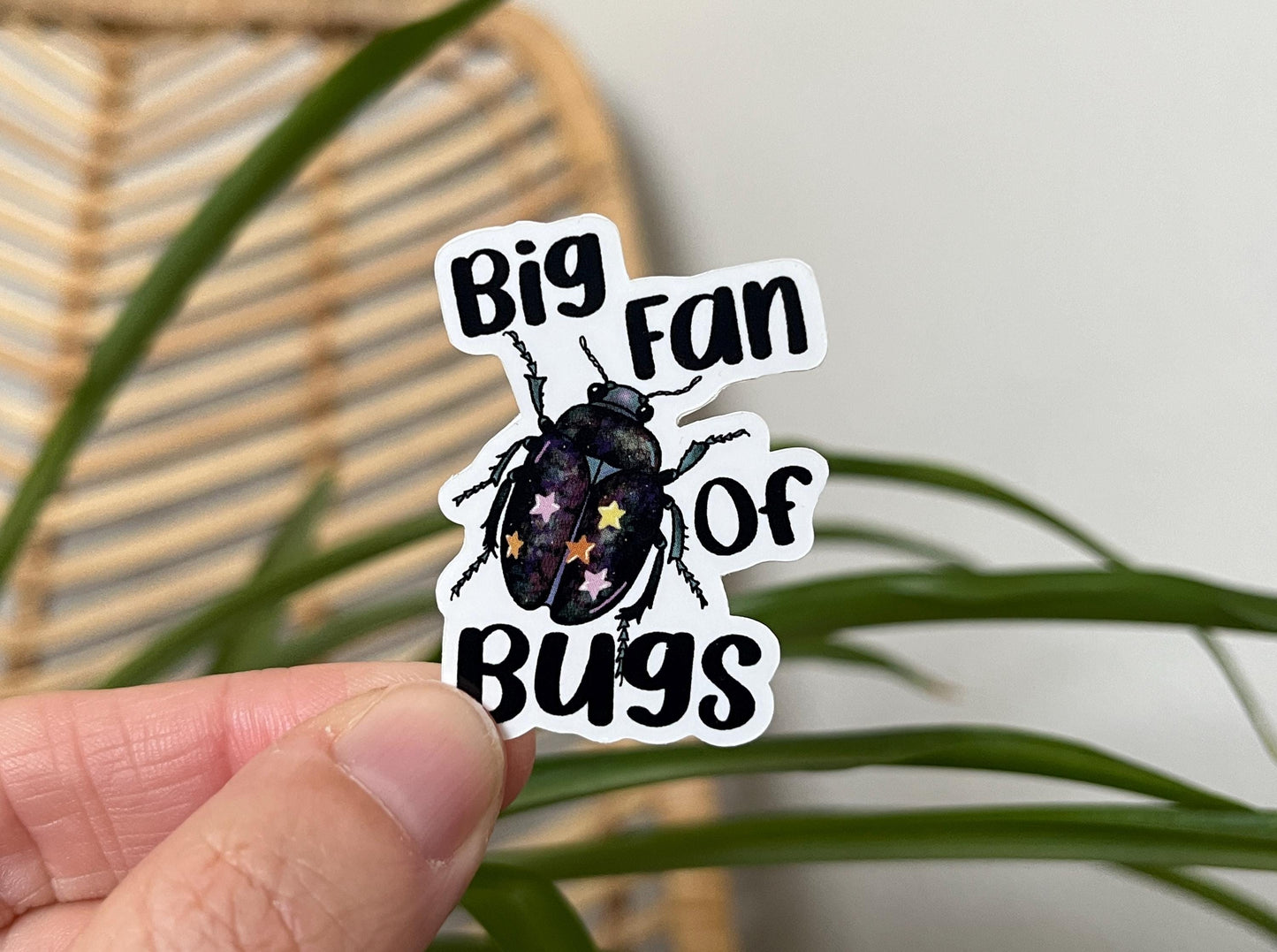 Big Fan of Bugs sticker